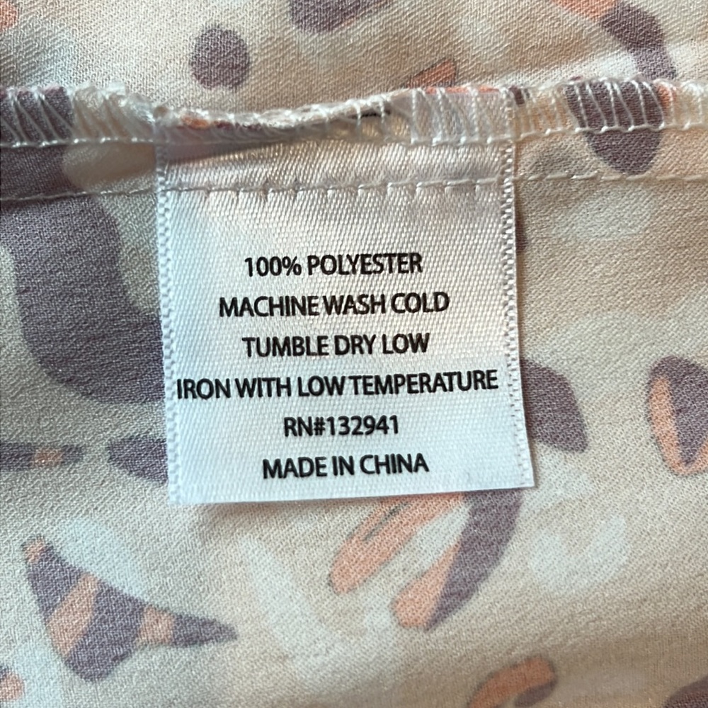 Amanda Uprichard New York Satin Animal Print Robe Burgundy Orange OSP (Sz 12-20) - Picture 10 of 10